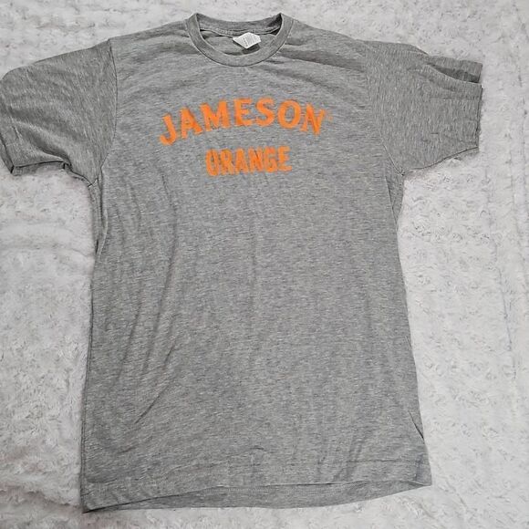 Jameson Whiskey Jameson Orange Printed Tee Size Medium - Picture 1 of 5